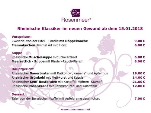 ROSENMEER Rheinischer Art 2018